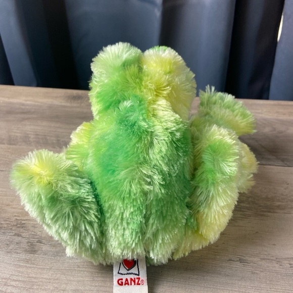 Green Tie Dye Frog GANZ Webkinz & Lil 'Kinz Animals without Code - Picture 4 of 8